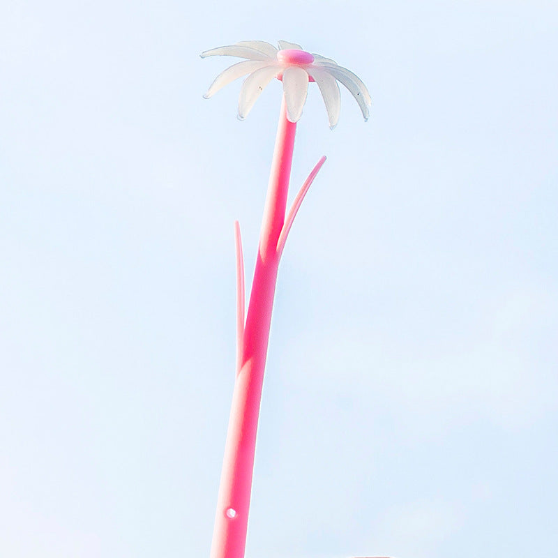 Wholesale Plastic Flowers Meet Light Color Changing Pen